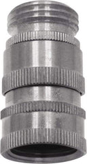 SANI-LAV - 3/4 GHT Garden Hose Quick Disconnect - Stainless Steel, Female Hose to Male Hose Connector - Apex Tool & Supply