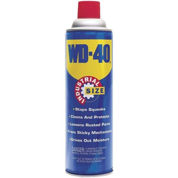 WD-40 - 16 oz Multi-Use Product Industrial Size - Multi-Purpose Lubricant: Stop Squeaks, Removes & Protects, Loosens Rusted Parts, Free Sticky Mechanisms, Drives Out Moisture - Apex Tool & Supply
