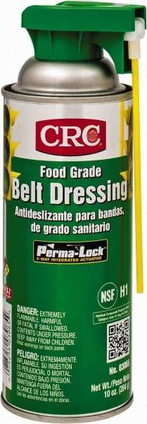 CRC - 16 Ounce Container Clear Aerosol, Belt and Conveyor Dressing - Food Grade, 350°F Max - Apex Tool & Supply