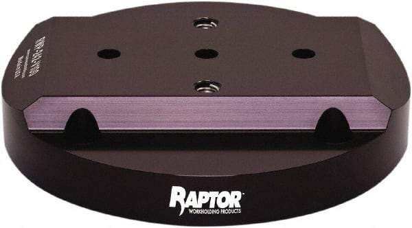 Raptor Workholding - 8.45" Jaw Width, 1-3/4" High Riser - For Use with 4 & 5 Axis Workholding Systems - Apex Tool & Supply