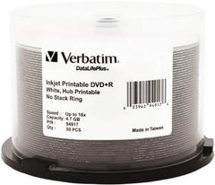 Verbatim - White DVD+R Disc - Use with CD, DVD - Apex Tool & Supply