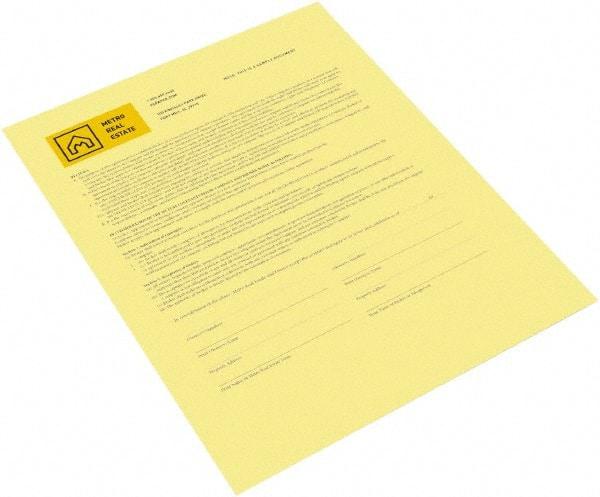 Xerox - 8-1/2" x 11" Canary Digital Carbonless Paper - Use with Laser Copiers, Laser Printers - Apex Tool & Supply