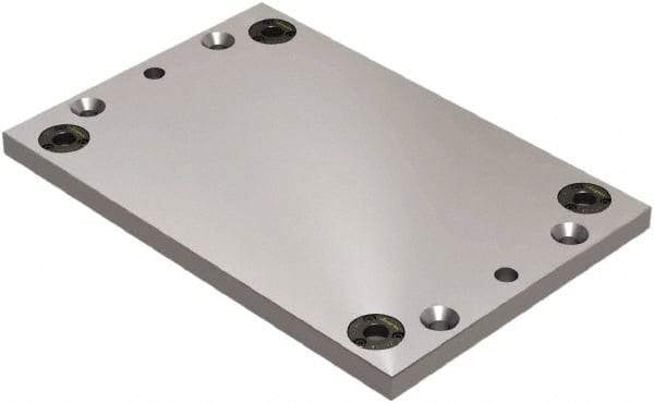 Jergens - 375mm Long x 250mm Wide Steel Fixture Plate - 20mm Plate Thickness - Apex Tool & Supply