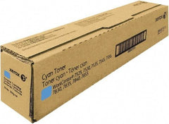 Xerox - Cyan Toner Cartridge - Use with Xerox WorkCentre 7525, 7535, 7530, 7545, 7556 - Apex Tool & Supply