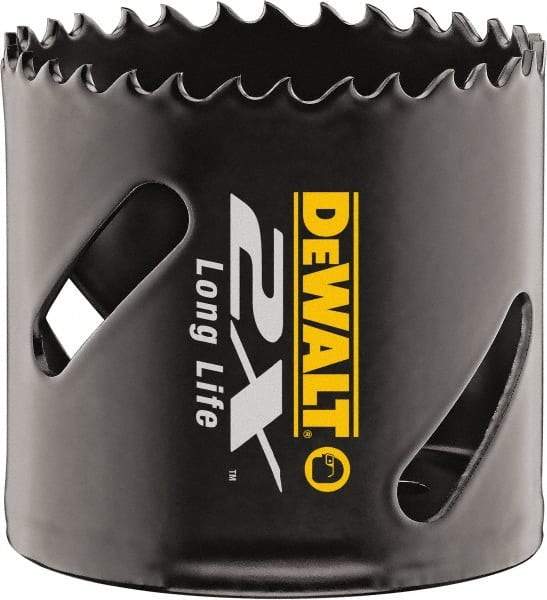 DeWALT - 5-1/2" Diam, 1-7/8" Cutting Depth, Hole Saw - Bi-Metal Saw, Toothed Edge - Apex Tool & Supply