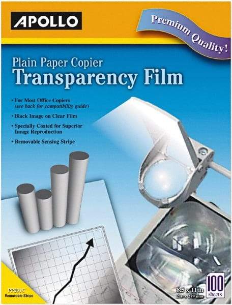 Apollo - Transparency Films & Sleeves Audio Visual Conference Accessory Type: Transparency Sleeves For Use With: Plain Paper Copiers - Apex Tool & Supply