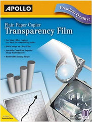 Apollo - Transparency Films & Sleeves Audio Visual Conference Accessory Type: Transparency Sleeves For Use With: Plain Paper Copiers - Apex Tool & Supply