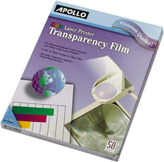 Apollo - Transparency Films & Sleeves Audio Visual Conference Accessory Type: Transparency Sleeves For Use With: Color Laser Printers/Copiers - Apex Tool & Supply