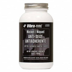 Vibra-Tite - 16 oz Jar, Nickel Anti-Seize Lubricant, with Brush Cap - Apex Tool & Supply