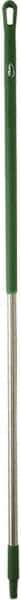 Vikan - 59 x 1-1/4" Aluminum Squeegee Handle - European Threaded Connection, Green - Apex Tool & Supply