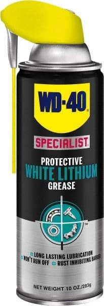 WD-40 Specialist - 10 oz Aerosol Lithium General Purpose Grease - White, Food Grade, 300°F Max Temp, NLGIG 2, - Apex Tool & Supply