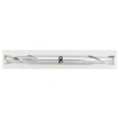 3/32 x 3/16 x 9/64 x 2 2 Fl HSS-CO Square Center Cutting End Mill - Bright - Apex Tool & Supply