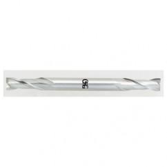 11/64 x 3/16 x 1/2 x 2-1/4 2 Fl HSS-CO Square Center Cutting End Mill - Bright - Apex Tool & Supply