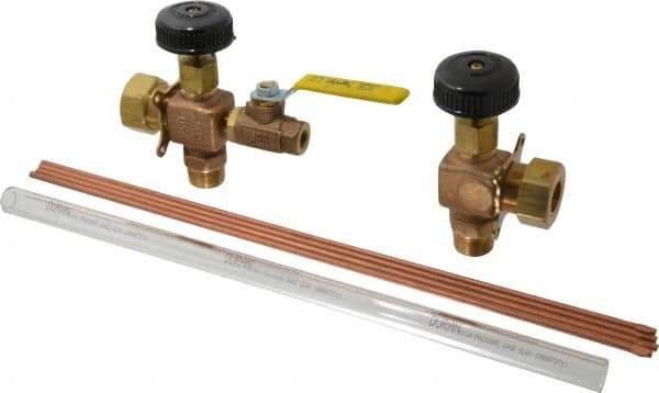 Conbraco - 400 psi Working Pressure, 250 Max psi, Bronze Liquid Level Gage Glass - 400°F Max Operating Temp, 3/4 Inch Thread, PTFE Seal - Apex Tool & Supply