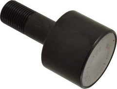 Accurate Bushing - 1-1/2" Roller Diam x 1-3/16" Width, 5/8" Stud Diam x 1-1/2" Length, Plain Load Roller - Steel, 3/4" Thread Length, 5/8-18 Thread, 2,520 Lb Dynamic Cap, 1,370 Lb Static Cap - Apex Tool & Supply