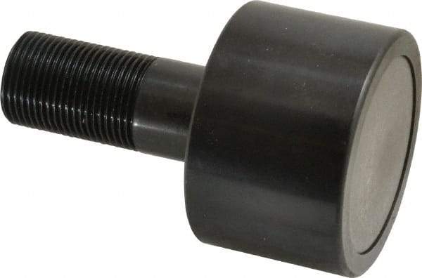 Accurate Bushing - 2-1/2" Roller Diam x 1-11/16" Width, 1" Stud Diam x 2-1/4" Length, Plain Load Roller - Steel, 1-1/2" Thread Length, 1-14 Thread, 5,120 Lb Dynamic Cap, 3,120 Lb Static Cap - Apex Tool & Supply