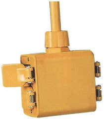 Woodhead Electrical - 1 Gang, Rectangle Outlet Box - 4" Overall Height x 4" Overall Width, Weather Resistant - Apex Tool & Supply