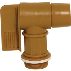 Wesco Industrial Products - 2" NPT Plastic Rigid Drum Faucet - FM Approved, No Arrester, Manual Closing, 6" Long Extension - Apex Tool & Supply