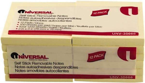 UNIVERSAL - Self-Stick Note & Page Flag Dispensers Size: 3" x 3" - Apex Tool & Supply