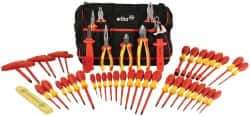 Wiha - 50 Piece Insulated Hand Tool Set - Comes in Canvas Pouch - Apex Tool & Supply