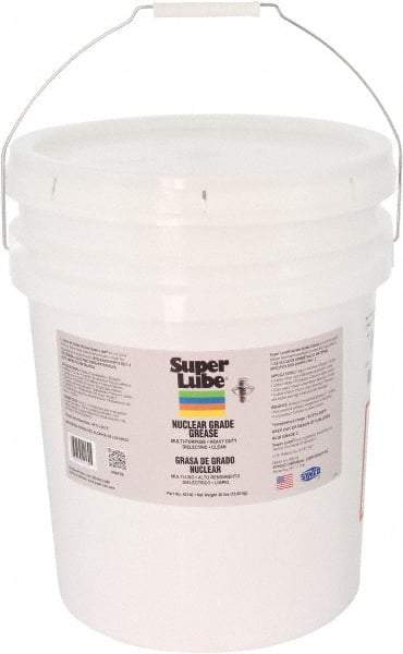 Synco Chemical - 30 Lb Pail Synthetic Lubricant General Purpose Grease - Translucent White, Environmentally Friendly, 450°F Max Temp, NLGIG 2, - Apex Tool & Supply