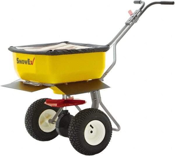 Trynex - 160 Lb Polyethylene Walk Behind Broadcast Landscape Spreader - 12" Pneumatic Wheels - Apex Tool & Supply