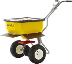 Trynex - 160 Lb Polyethylene Walk Behind Broadcast Landscape Spreader - 12" Pneumatic Wheels - Apex Tool & Supply