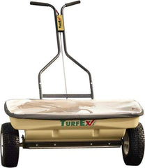 Trynex - 120 Lb Polyethylene Walk Behind Drop Landscape Spreader - 12" Pneumatic Wheels - Apex Tool & Supply