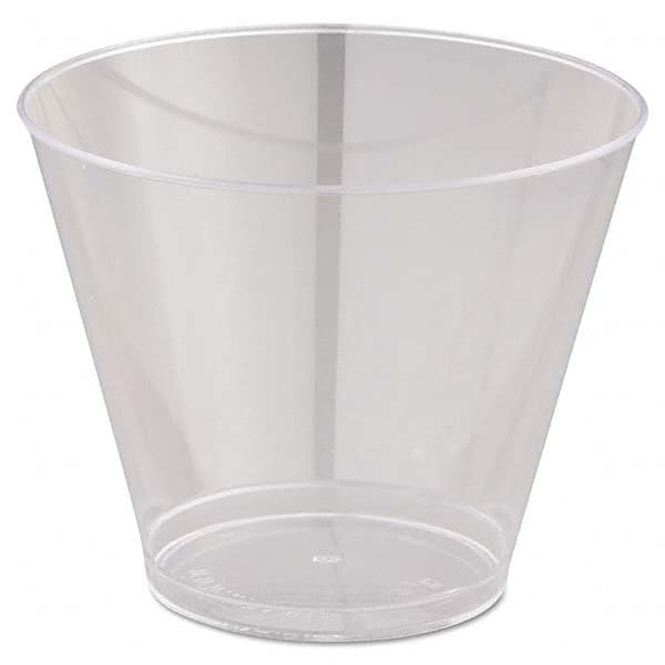 WNA - Comet Smooth Wall Tumblers, 9 oz, Clear, Squat, 25/Pack, 20 Packs/Carton - Apex Tool & Supply