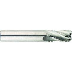 5/8" Dia. - 3-1/2" OAL - Carbide - Bright - Roughing & Finishing SE EM - 4 FL - Apex Tool & Supply