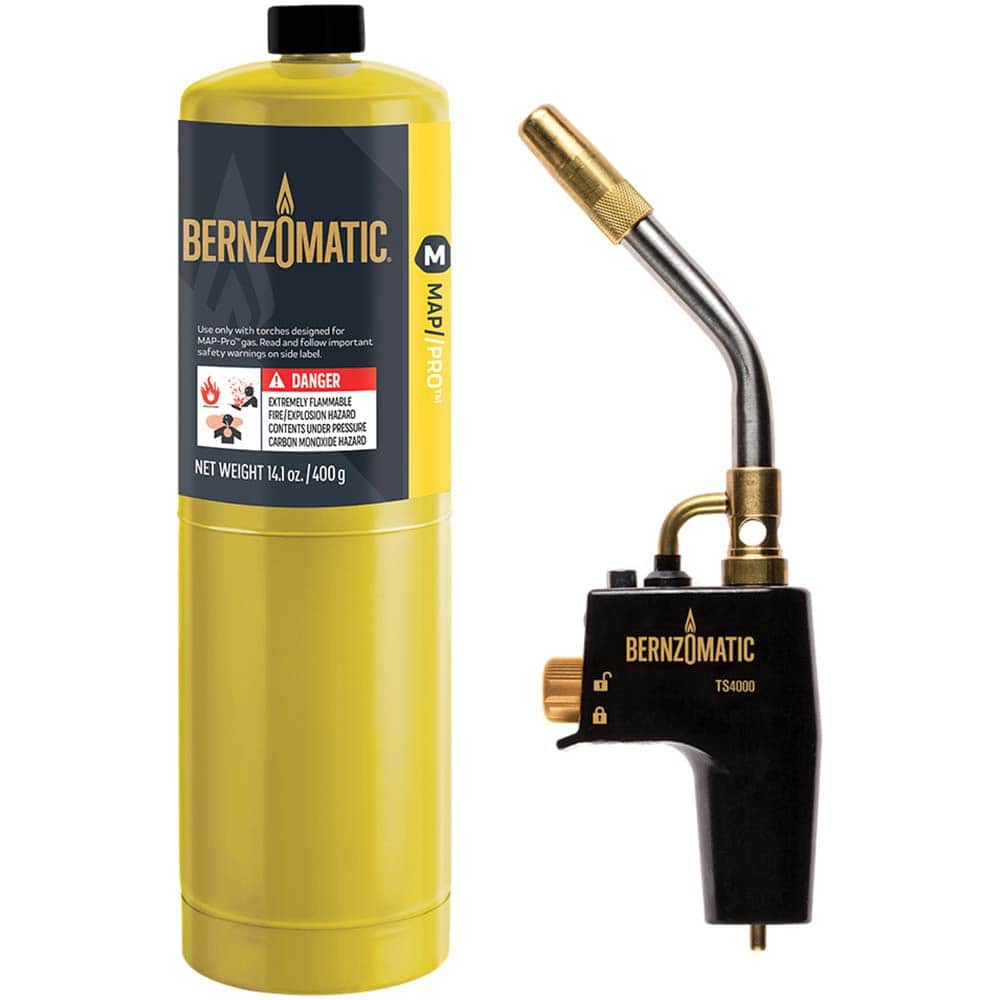 Bernzomatic - Propane & MAPP Torch Kits Type: Instant On/Off Torch Kit Fuel Type: Propylene M-P-P - Apex Tool & Supply