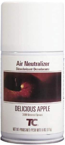 Rubbermaid - 6 oz Air Freshener Dispenser Aerosol Refill - Apple, Compatible with Standard Aerosol Dispensers - Apex Tool & Supply