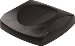 Rubbermaid - Square Lid for Use with 23 Gal Square Trash Cans - Gray, For Untouchable Trash Cans - Apex Tool & Supply