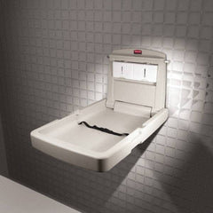 Rubbermaid - Baby Changing Station - 23" Long x 4" High x 34.1" Wide - Apex Tool & Supply