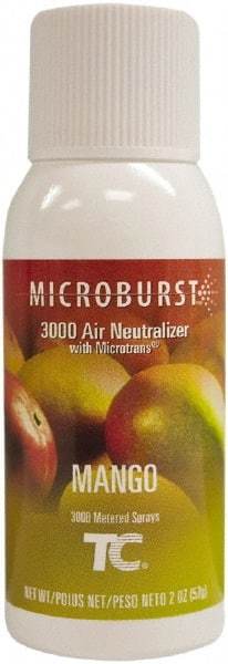 Rubbermaid - 2 oz Air Freshener Dispenser Aerosol Refill - Mango, Compatible with Microburst 3000 Dispensers - Apex Tool & Supply