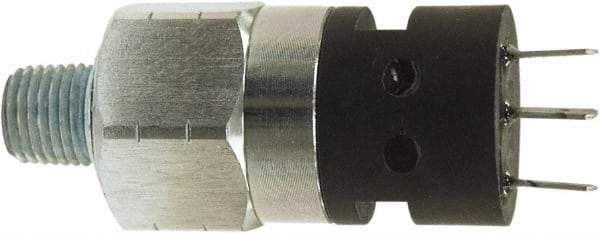 Anfield - NC, SPDT, 300 to 1,200 psi, Snap Action Pressure and Level Switch - Adjustable Pressure, 12/24 VDC, 125 VAC, 250 VAC, 1/4 Inch Connector, Screw Terminal, For Use with Hydraulic Applications, Pneumatic Applications - Apex Tool & Supply