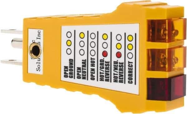 PRO-SAFE - Anti-Static Equipment Accessories Type: Outlet Tester Anti-Static Equipment Compatibility: All Electrical Outlets in USA - Apex Tool & Supply