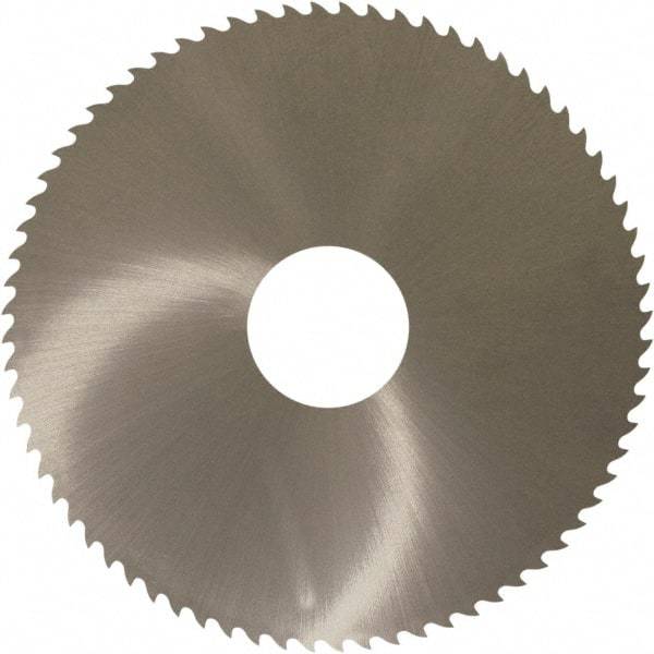 Controx - 1" Diam x 1/16" Blade Thickness x 3/8" Arbor Hole Diam, 20 Tooth Slitting and Slotting Saw - Arbor Connection, Right Hand, Uncoated, Solid Carbide, 15° Rake, Concave Ground - Apex Tool & Supply