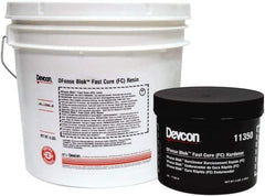 Devcon - 9 Lb Pail Two Part Epoxy - 15 min Working Time, 2,764 psi Shear Strength - Apex Tool & Supply