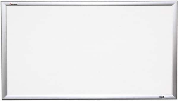 Ability One - 2" High x 40" Wide Porcelain on Steel Magnetic Marker Board - Porcelain, 64" Deep - Apex Tool & Supply