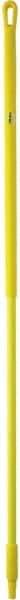 Vikan - 59 x 1-1/4" Fiberglass Squeegee Handle - European Threaded Connection, Yellow - Apex Tool & Supply