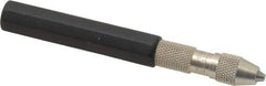 Starrett - 5" Long, 0.062" Capacity, Pin Vise - 5" Long, 1/2" Body Diam 0.03" Min Capacity - Apex Tool & Supply