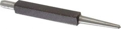 Starrett - 1/8" Center Punch - 4" OAL, Steel - Apex Tool & Supply
