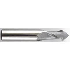3/16" Dia. - 2" OAL - Solid Carbide - Bright - Marxman Drill - Mill SE EM - 2 FL - Apex Tool & Supply