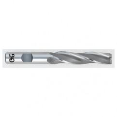 1/4 x 3/8 x 3/4 x 2-1/2 3 Fl HSS-CO Tapered Center Cutting End Mill - Bright - Apex Tool & Supply
