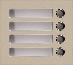 Aiphone - Public Address & Intercom Accessories Type: Four Call Button Panel For Use With: GF and GT Series - Apex Tool & Supply