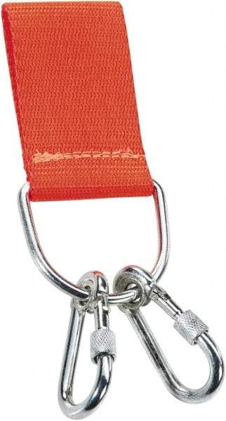Proto - 7" Tethered Tool Holder - Carabiner Connection, 7" Extended Length, Orange - Apex Tool & Supply