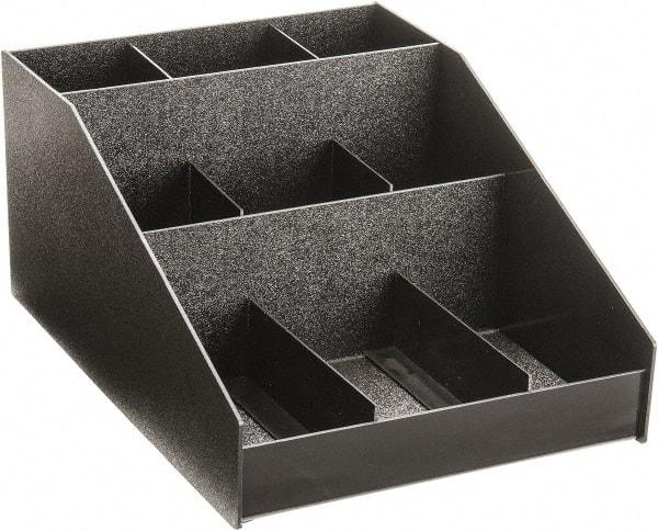 Vertiflex Products - Horizontal Organizer - 12 x 16 x 7-1/2 Inch, Black, For Use with Condiments - Apex Tool & Supply