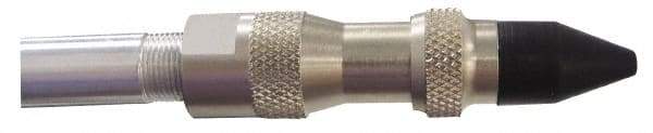 Coilhose Pneumatics - 125 Max psi Rubber Push Button Blow Gun - 1/4 NPT, 27" Tube Length, Nickel Plated Brass - Apex Tool & Supply
