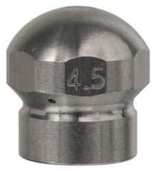 Value Collection - 4,200 psi Fixed, Sewer Pressure Washer Nozzle - 12mm Orifice Diam, 1/4" Thread - Apex Tool & Supply